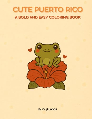 Cute Puerto Rico Coloring Book