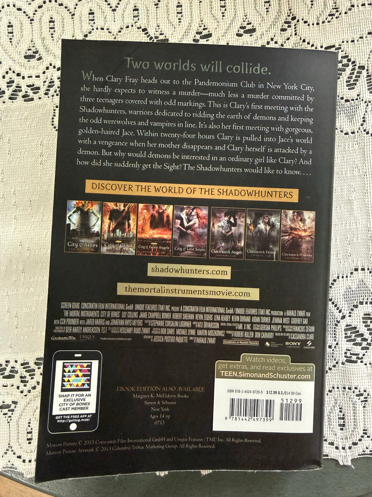 City of Bones — Cassandra Clare | Walmart Exclusive Movie Tie-In