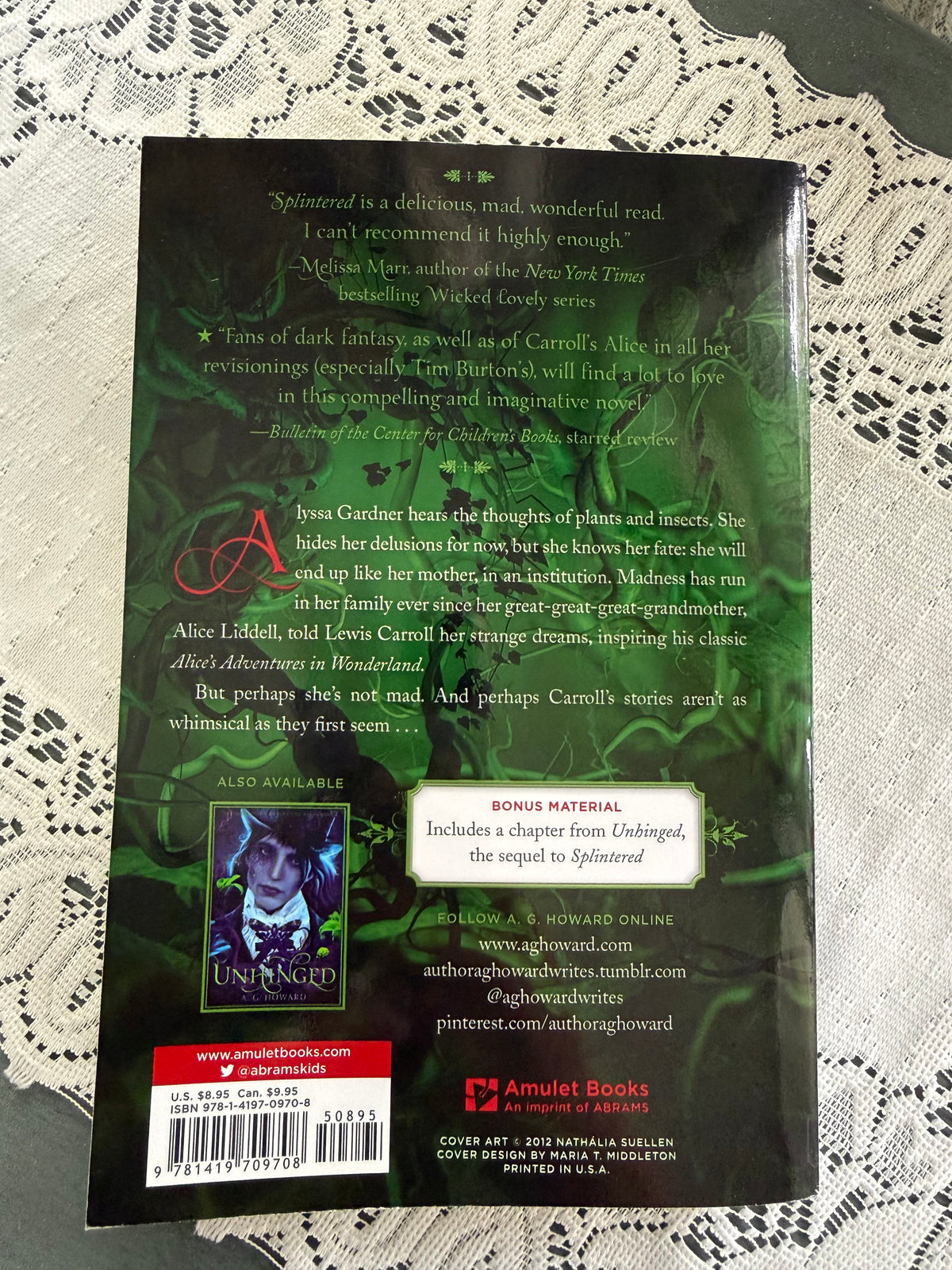 Splintered — A.G. Howard